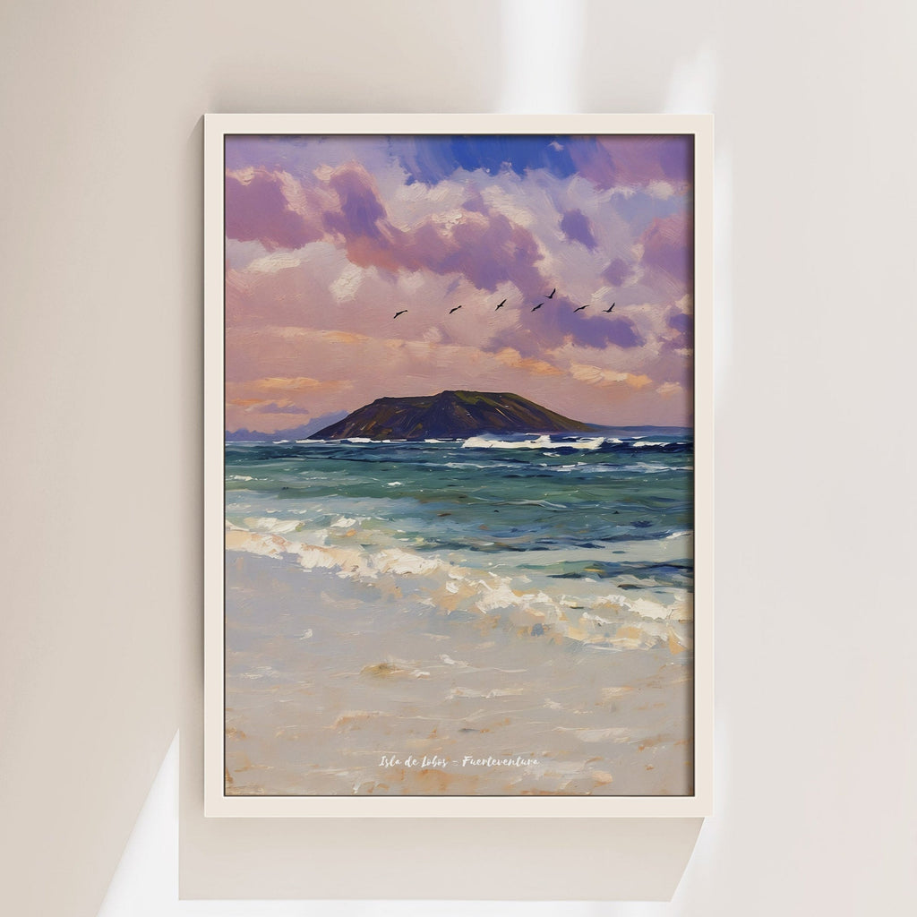 Isla de Lobos al Atardecer