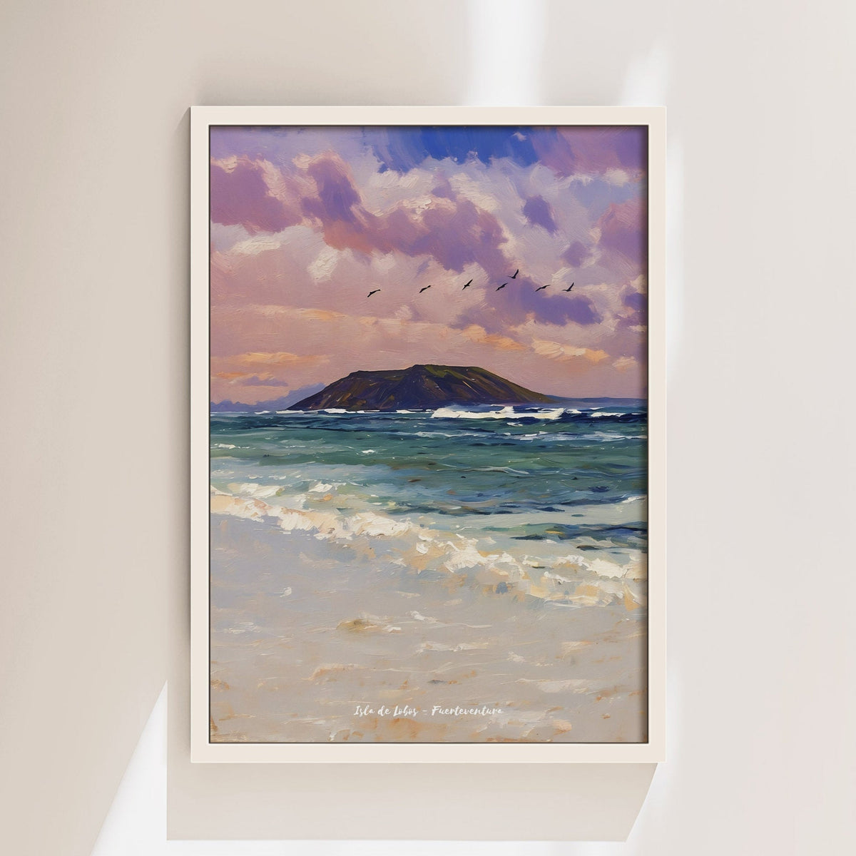Isla de Lobos al Atardecer