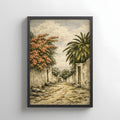 Camino Canario, Buganvilla y Palmera