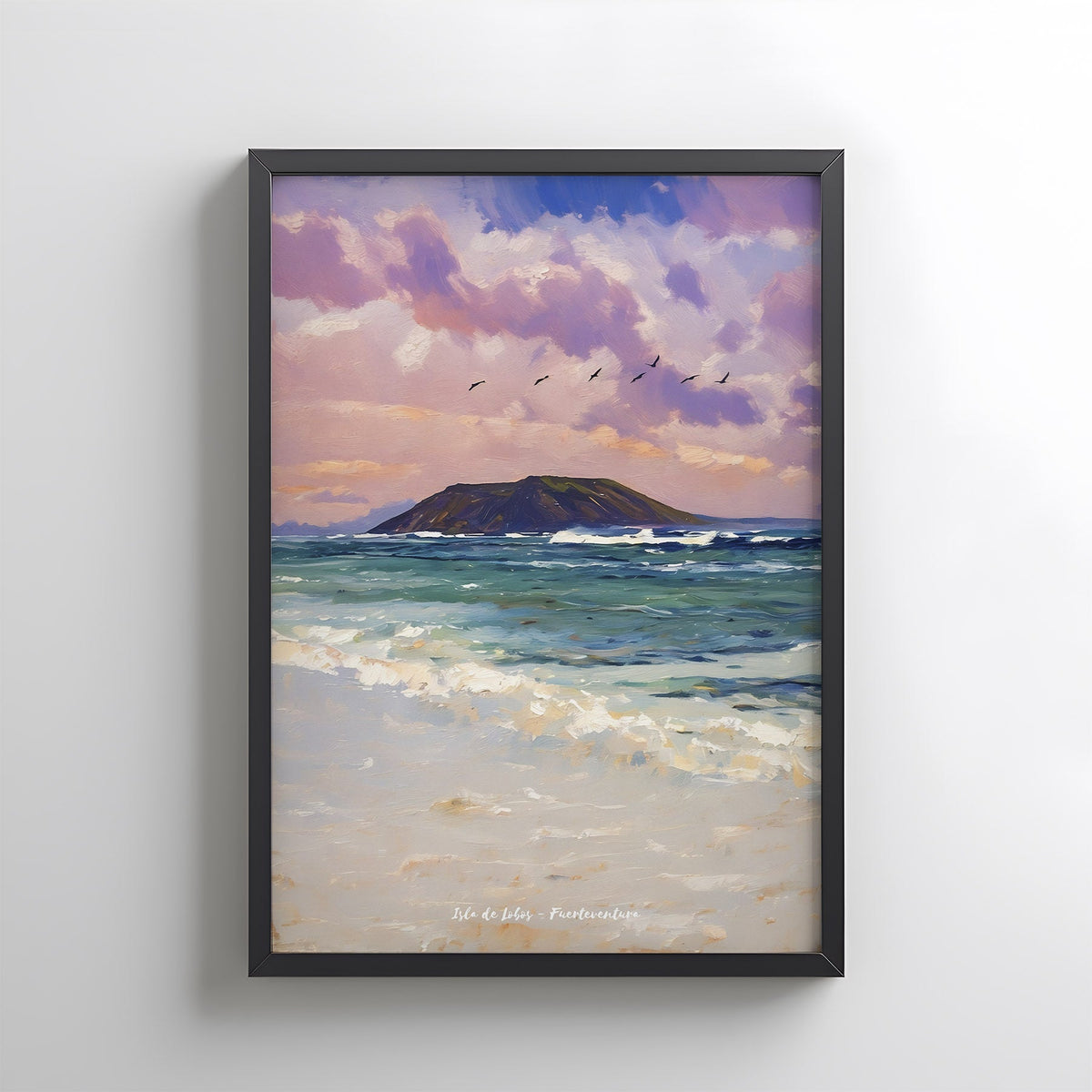 Isla de Lobos al Atardecer